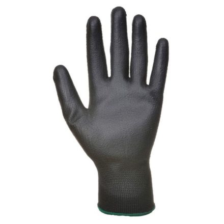 Kesztyű precíziós PU mártott tenyérrel 2XL-es méret A120 Portwest fekete