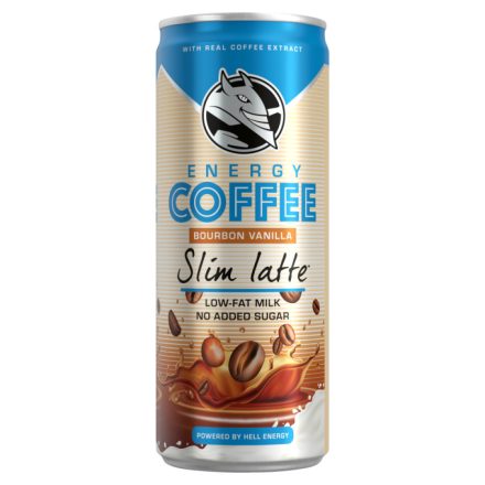 Kávéital 0,25l HELL Energy Coffee Slim Latte vanillia