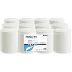   Kéztörlő 1 rétegű tekercses átmérő: 13 cm duda nélküli 12 tekercs/karton Strong Lucart 1.13 CL_861098 hófehér