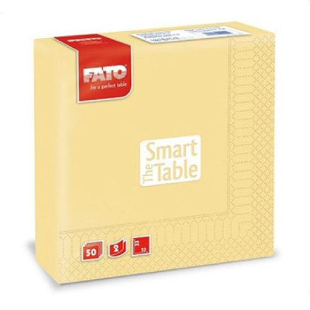 Szalvéta 2 rétegű 33 x 33 cm 50 lap/cs Fato Smart Table pezsgő_82621100