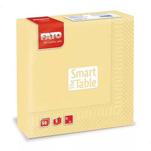 Szalvéta 2 rétegű 33 x 33 cm 50 lap/cs Fato Smart Table pezsgő_82621100