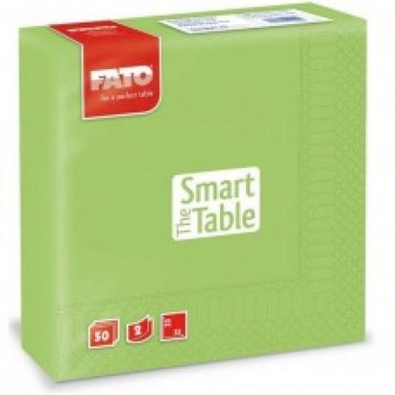 Szalvéta 2 rétegű 33 x 33 cm 50 lap/cs Fato Smart Table zöldalma_82623200