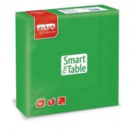 Szalvéta 2 rétegű 33x33 cm 50 lap/cs Fato Smart Table smaragdzöld