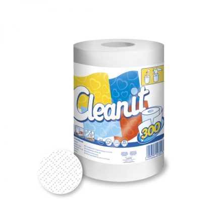 Háztartási papírtörlő kéztörlő 2 rétegű 300 lapos egyesével csomagolt Cleanit 300 Lucart_8523471
