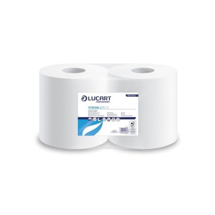 Ipari törlő 2 rétegű tekercses átmérő: 25 cm 100% cellulóz 800 lap/tek 2 tek/karton Strong Lucart 800/240 CF_852345J