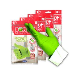 Gumikesztyű L háztartási Bonus+Komfort_B971 zöld