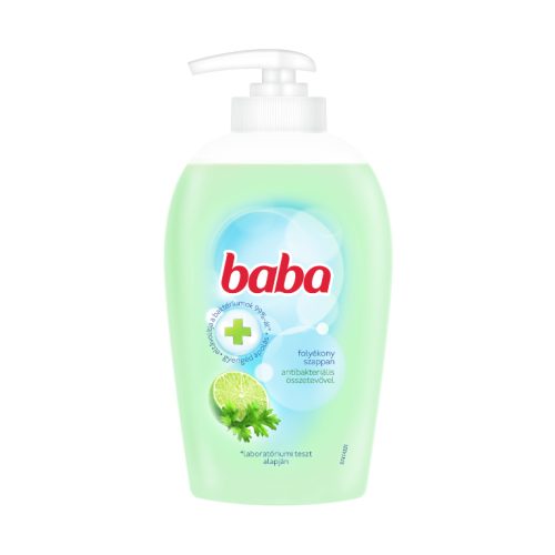 Folyékony szappan pumpás 250 ml Baba antibakteriális lime