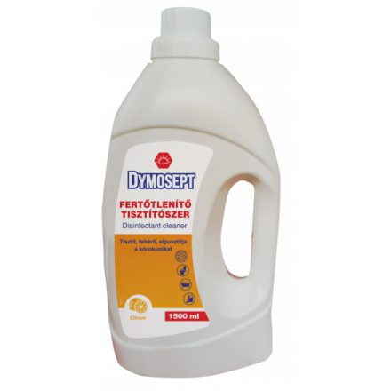 Fertőtlenítő hatású tisztítószer 1,5 liter Dymosept citrom