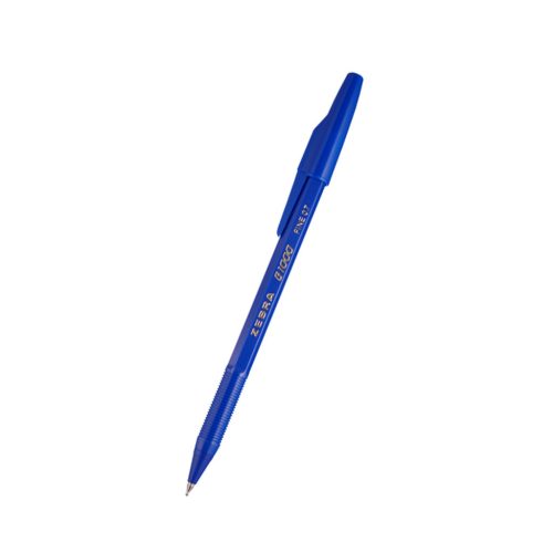 Golyóstoll 0,7mm, kupakos, kék B1000 Zebra, írásszín kék