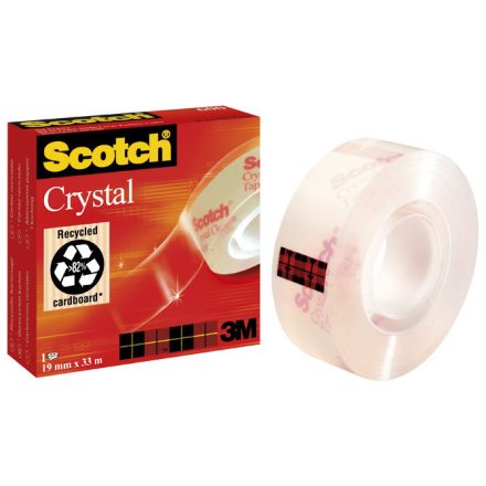 Ragasztószalag 19mmx33m 3M Scotch 600 kristálytiszta