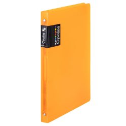   Gyűrűskönyv A4, 4 gyűrűs 2cm gerinc PP, Karton P+P Opaline narancs