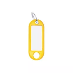 Kulcsjelölő címke beírós sárga