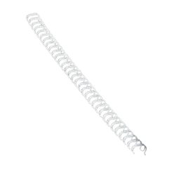  Fém spirál 3:1, 12mm, 81-100lap, Fellowes® 100 db/doboz, fehér