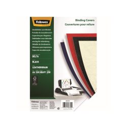   Hátlap, A4, 250 g, matt, Fellowes® Delta, 100 db/csomag, fekete