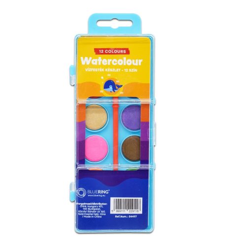Vízfesték készlet 12 darabos Bluering®