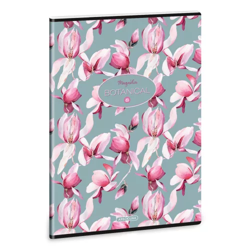 Füzet iskolai A4, 40lap, kockás Ars Una ROSY MAGNOLIA (5252) 23 10db/csomag