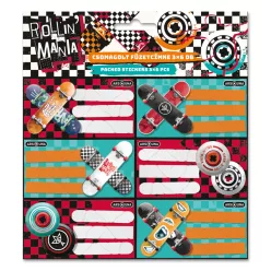 Füzetcímke (3*6 db) Ars Una ROLLIN MANIA (5228) 22