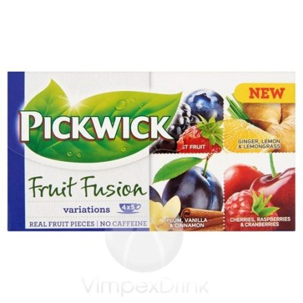 Gyümölcs tea 20x1,9 g Pickwick Fruit fusion kék