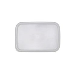   Elviteles doboz tető szögletes 500-750 ml svédtálhoz PP 100 db/csomag, natúr