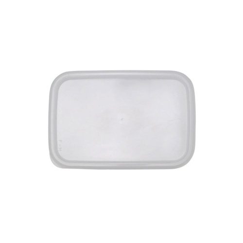 Elviteles doboz tető szögletes 500-750 ml svédtálhoz PP 100 db/csomag, natúr