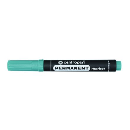 Permanent marker CENTROPEN 8566 kerek végű, 2,5mm, zöld