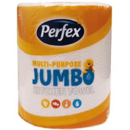 Háztartási papírtörlő kéztörlő 2 rétegű 1 tekercs/csomag 150 lap Boni Perfex Jumbo