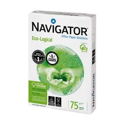   Másolópapír A4, 75g, Navigator Eco-Logical, CIE 169 fehérség, prémium minőség, 500ív/csomag