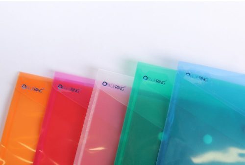 Irattartó tasak A5, PP patentos Bluering® transzparens