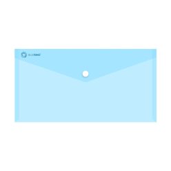   Irattartó tasak DL 'csekk' patentos PP Bluering® transzparens kék