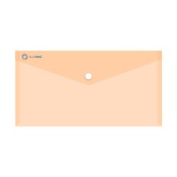   Irattartó tasak DL 'csekk' patentos PP Bluering® transzparens narancs