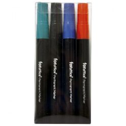   Alkoholos marker Foroffice, kerek hegyű hegyű, 1,5-3mm, 4 db-os készlet,