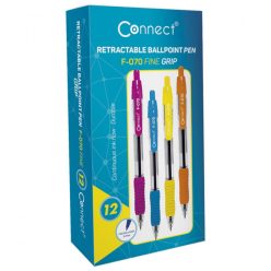   Golyóstoll Fornax F-70 grip, világos kék design, írásszín kék