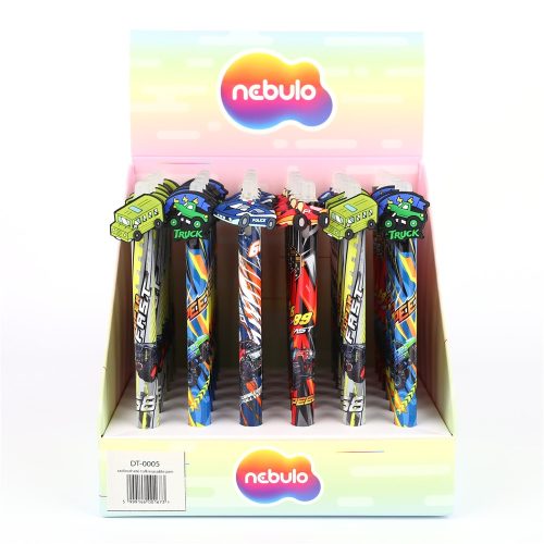 Zseléstoll radírozható, járművek, 36 db/display Nebulo