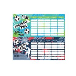 Órarend egylapos Foci, 25 db/csomag, Nebulo