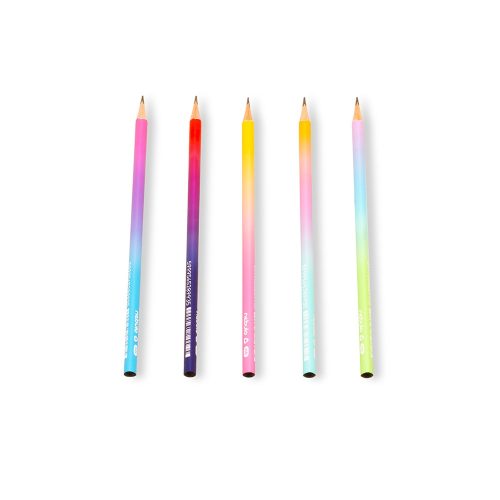 Grafitceruza HB, háromszögletű, 72 db/doboz, Nebulo, vegyes minták, Gradiens