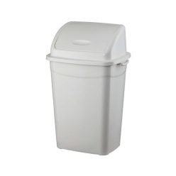   Szemeteskuka billenő fedéllel műanyag 9 literes fehér UP116