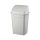 Szemeteskuka billenő fedéllel műanyag 9 literes fehér UP116