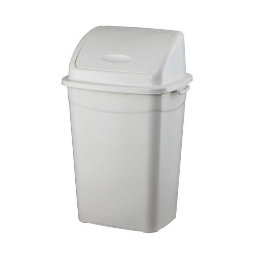 Szemeteskuka billenő fedéllel műanyag 26 literes szürke UP120