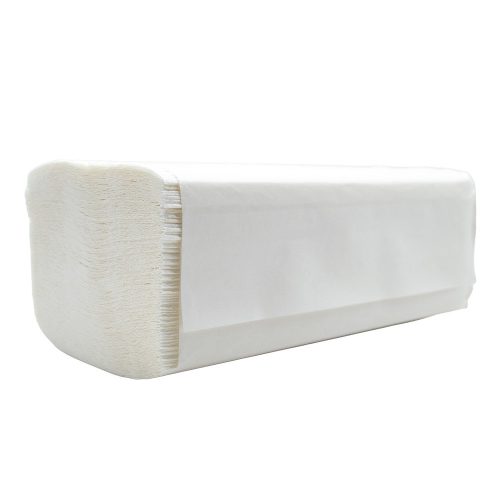 Kéztörlő 1 rétegű V hajtogatású 100 % cellulóz 200 lap/csomag 20 csomag/karton Bluering® fehér