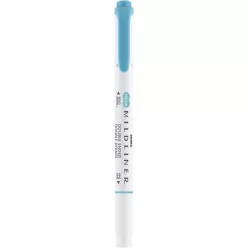   Szövegkiemelő 1,0/3,5 mm, kétvégű, Zebra Mildliner Warm, füstkék