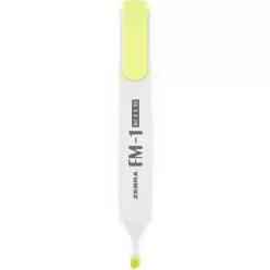 Szövegkiemelő 3,5 mm, Zebra FM-1 Mild, sárga