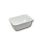 Elviteles doboz alj szögletes 1000 ml PP 50 db/csomag fehér