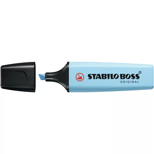 Szövegkiemelő 2-5mm, vágott hegyű, STABILO Boss original kék