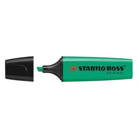 Szövegkiemelő 2-5mm, vágott hegyű, STABILO Boss original zöld