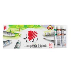 Tempera színes 10x16ml, Süni Ico 10 klf. szín
