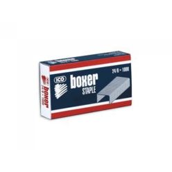 Tűzőkapocs 24/6 kék dobozos Boxer