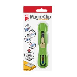 Iratcsíptető fűzőgép + kapocs Ico Magic clipper