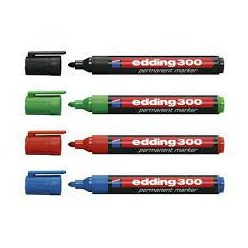 Alkoholos marker 1,5-3mm, kerek Edding 300, 4 klf.szín