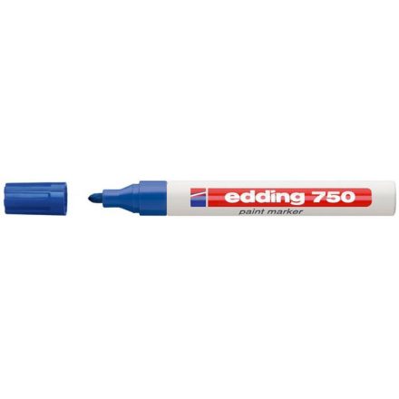 Lakkmarker 2-4mm, kerek Edding 750 kék