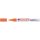 Lakkmarker 2-4mm, kerek Edding 750 narancs